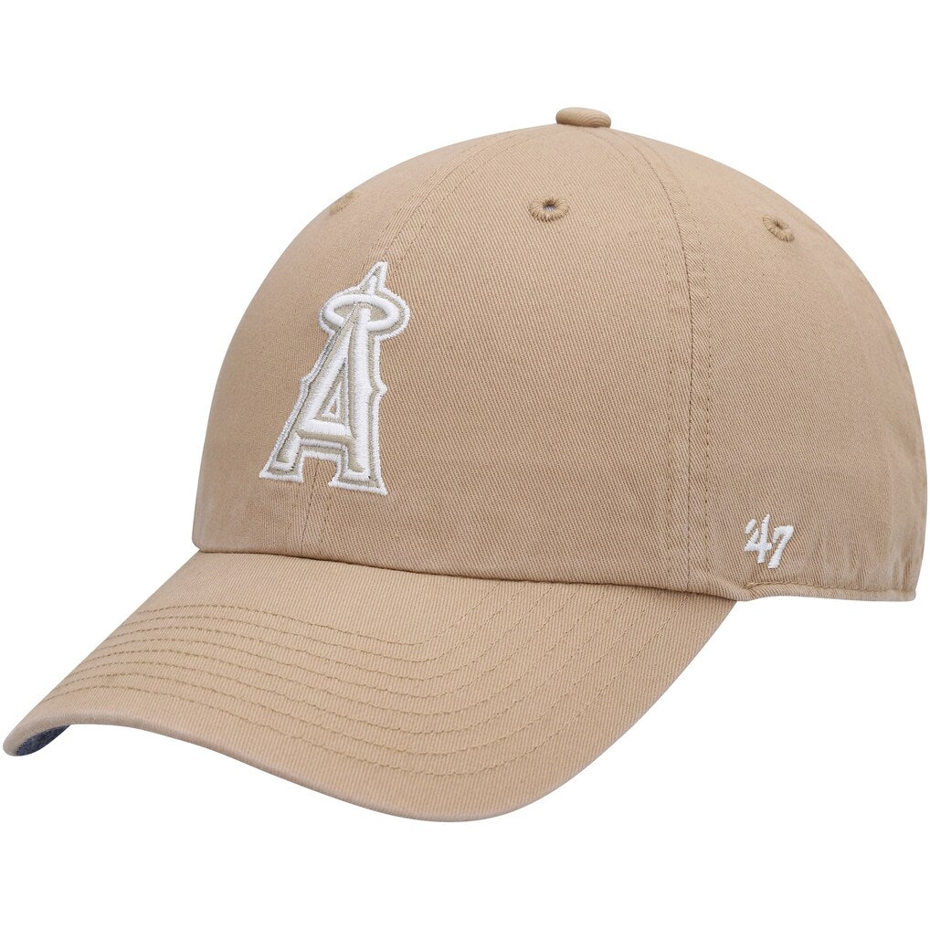 Los Angeles Angels Khaki '47 Clean Up Adjustable Hat