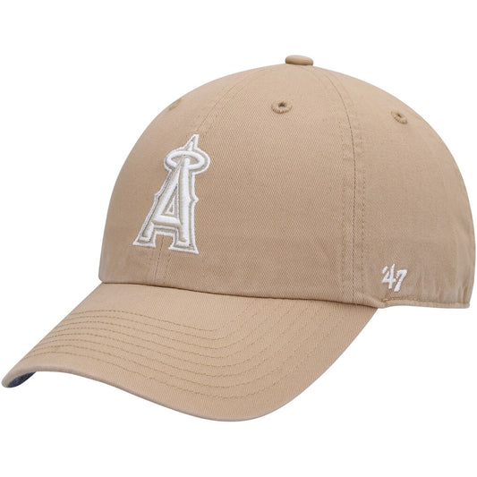 Los Angeles Angels Khaki '47 Clean Up Adjustable Hat