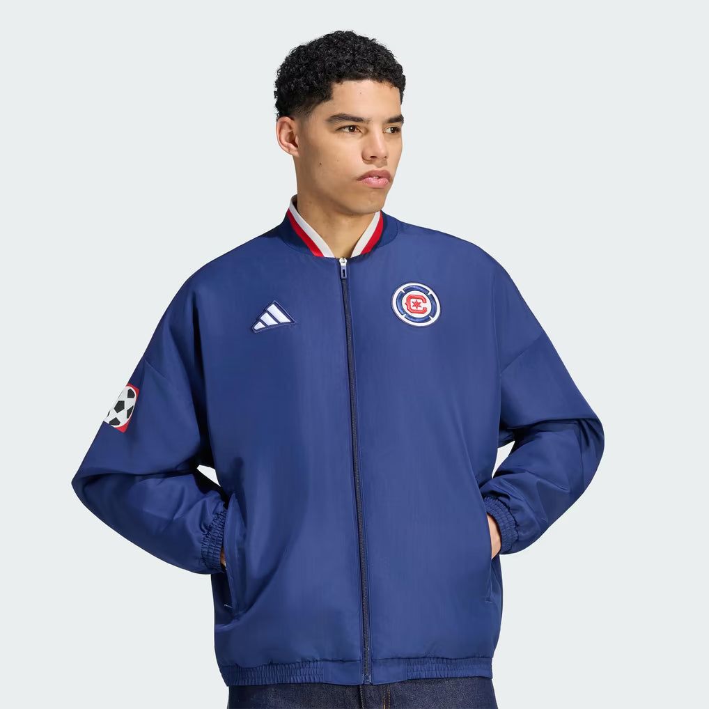 Chicago Fire adidas Navy 2026 Archive Full-Zip Anthem Jacket