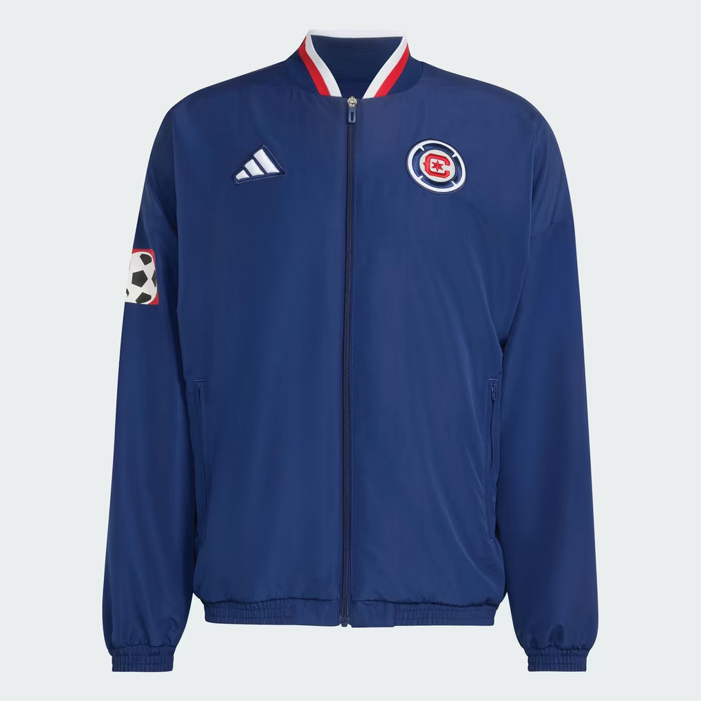 Chicago Fire adidas Navy 2026 Archive Full-Zip Anthem Jacket