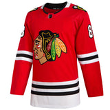 Man's Chicago Blackhawks Patrick Kane adidas Home Authentic Player Jersey  Red