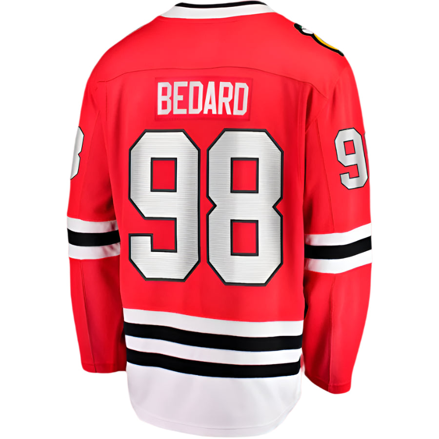 Chicago Blackhawks Connor Bedard Men's Fanatics Red Home Breakaway Player Jersey