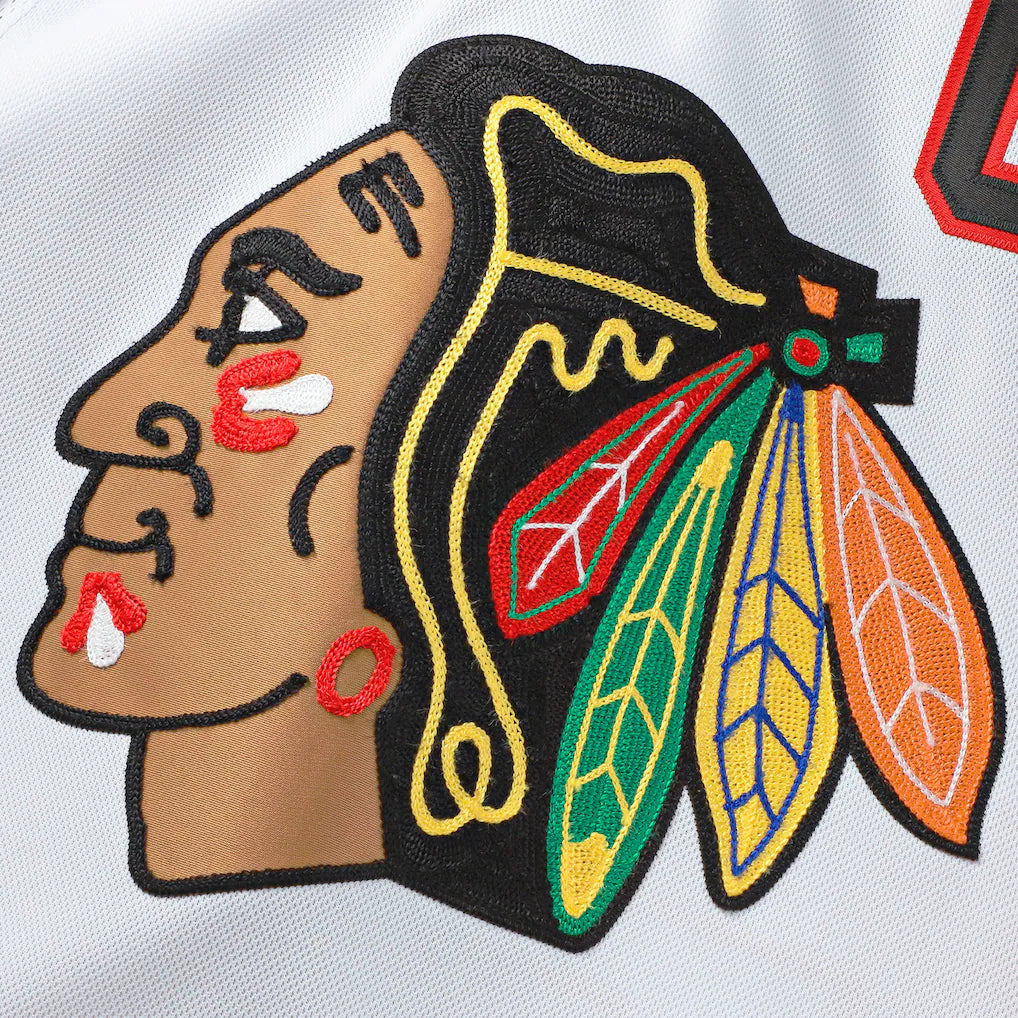 Chicago Blackhawks Connor Bedard Men's Fanatics White Away Premium Jersey