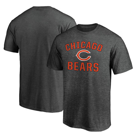 Chicago Bears Fanatics Men's Charcoal Victory Arch T-Shirt
