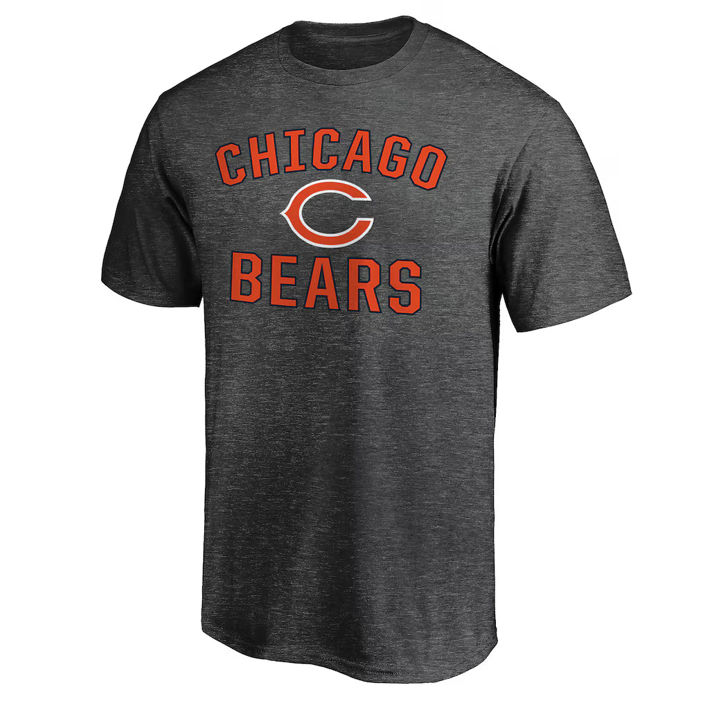 Chicago Bears Fanatics Men's Charcoal Victory Arch T-Shirt