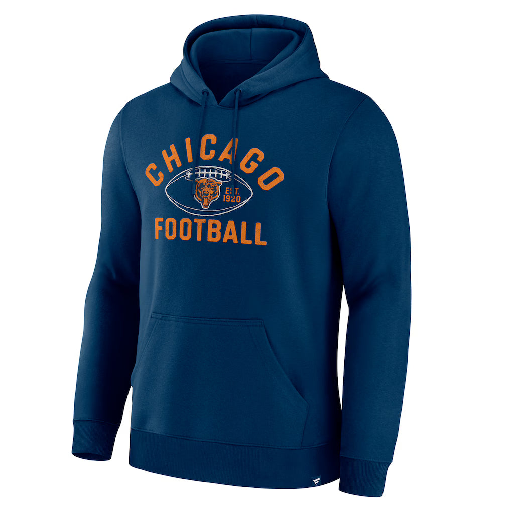 Chicago Bears Fanatics Fumblerooski Legacy Pullover Hoodie - Navy