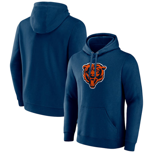 Chicago Bears Primary Team Logo Fitted Pullover Hoodie