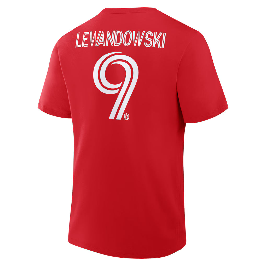 Chicago Fire Lewandowski Red Name & Number T-Shirt