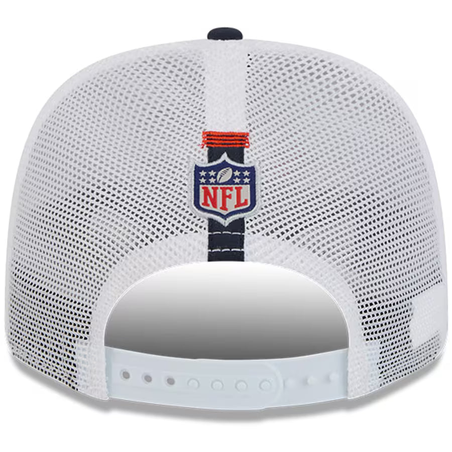 White Chicago Bears 2024 NFLTraining Camp New Era 9SEVENTY Trucker Hat