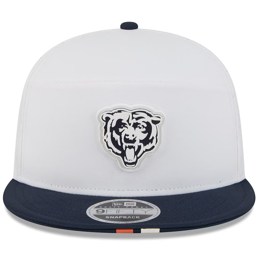 Chicago Bears 2025 Training Split Panel 9FIFTY Snapback Hat