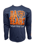 Chicago Bears MEN'S  Da Bears Long Sleeve 100% Cotton T-SHIRTS/FANATICS