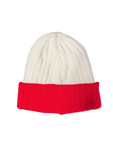 Polish Polska  Knit Winter Hat - White/Red With Eagle - Made in Poland