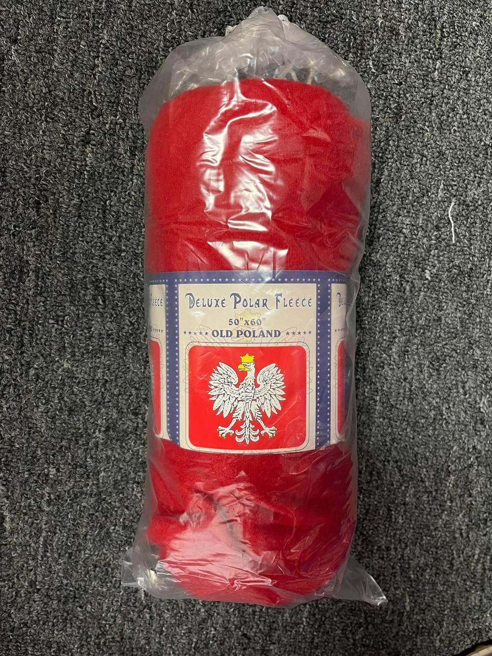 Bulk of Polish Blanket 50 x 60 Inch Soft Cozy Polska Fleece / Fleece Throw 12 Pack