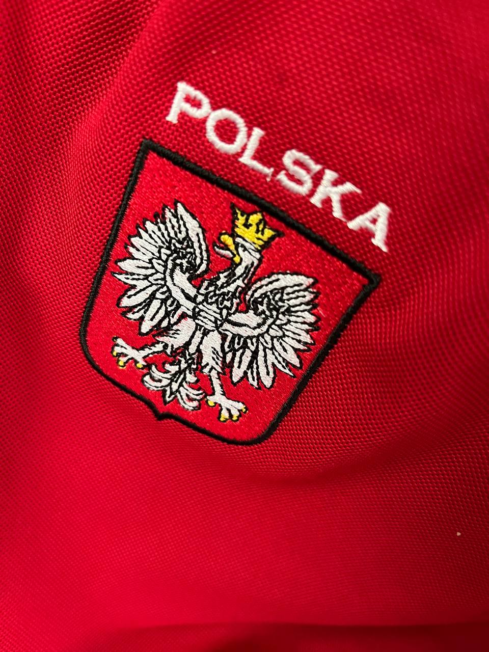 Polish Antiqua Full-Zip Hoodie Polska Embroidered Eagle