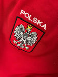 Polish Antiqua Full-Zip Hoodie Polska Embroidered Eagle
