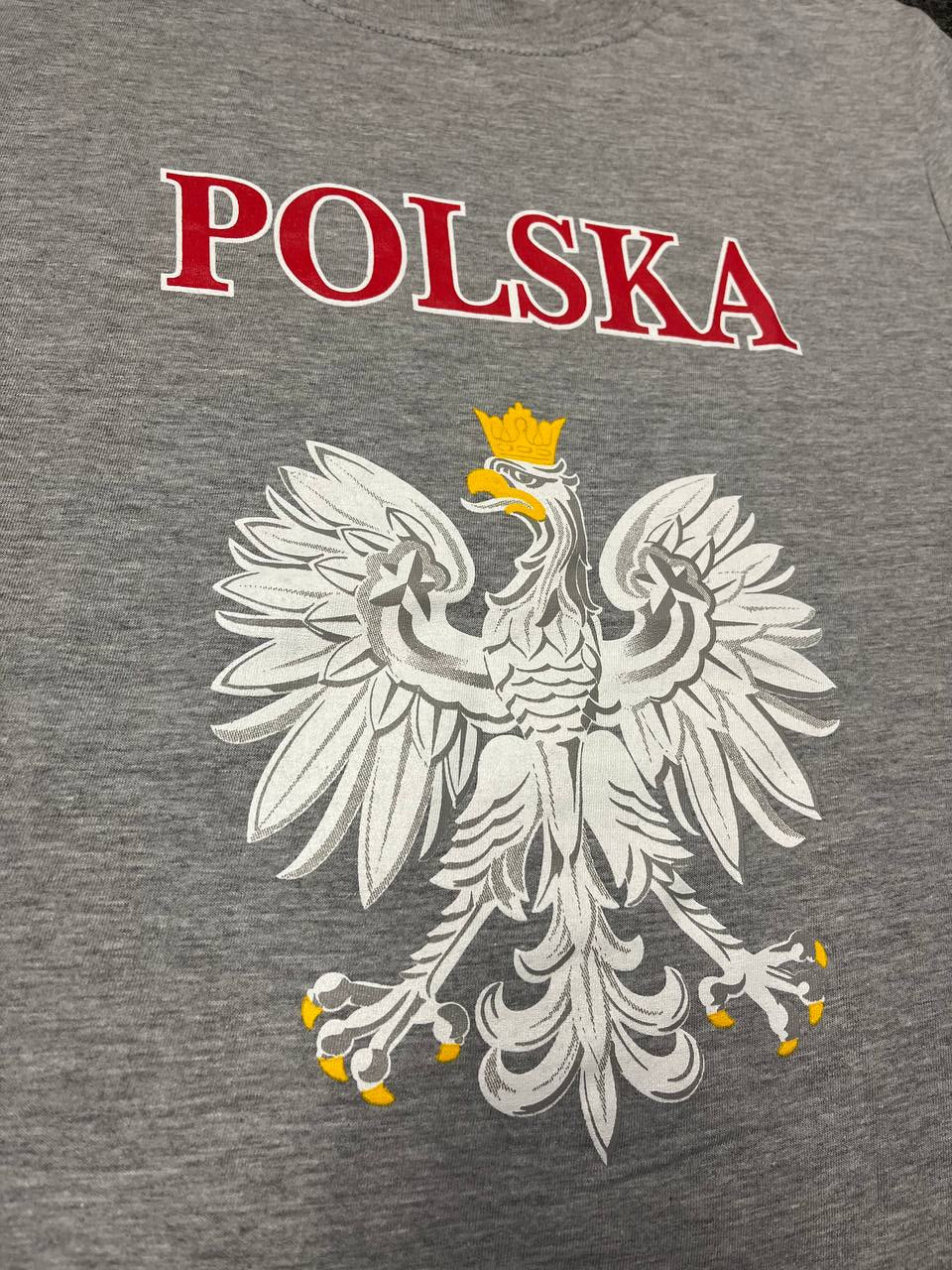 Polish Men's Polska Softstyle Printed Eagle Crest T-Shirt