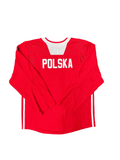 Adidas Polska Jersey Hockey Red Team Poland