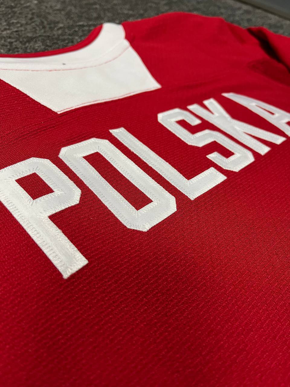polish eagle jersey red 