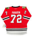 Chicago Blackhawks Youth Panarin Reebok Practice Printed Red Jersey