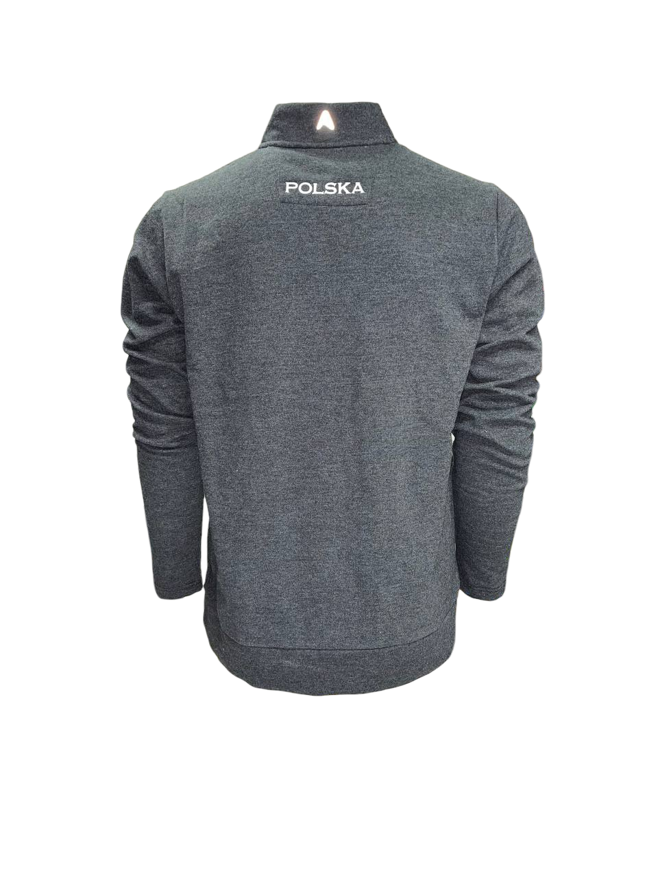 Polska Antigua Gambit 1/4 Zip Jacket - Heather Black