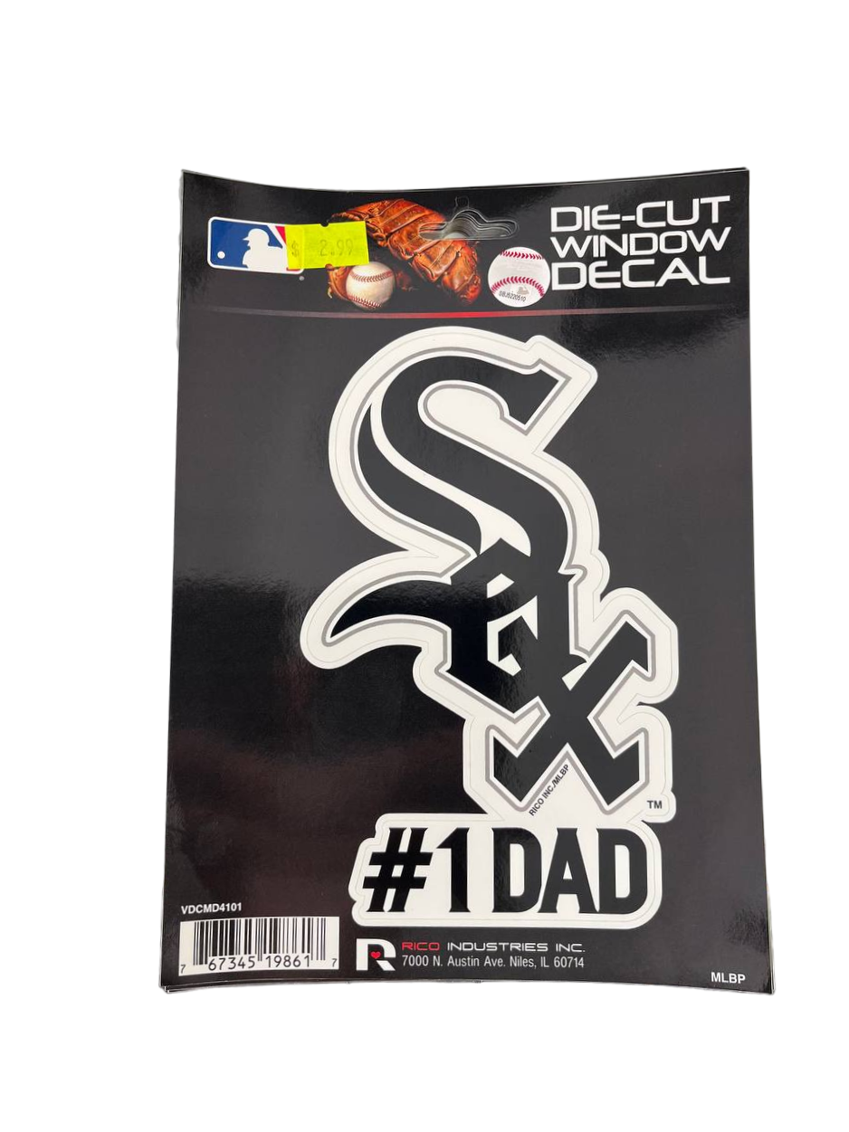 Die-Cut Window Decal White Sox