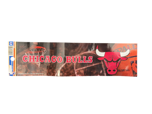 Chicago Bulls 3x12 Bumper Sticker