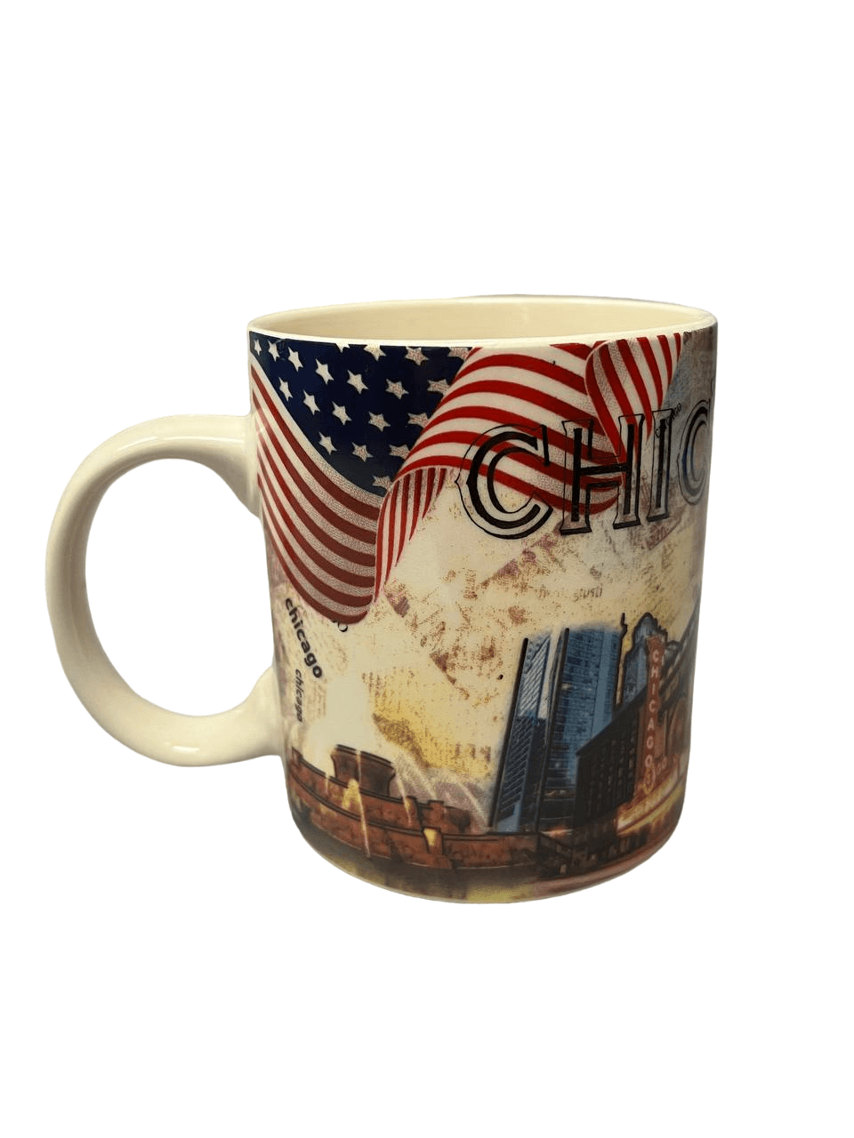 Chicago City Mugs USA