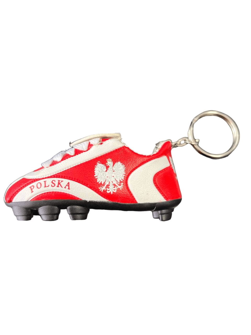 Polska Key Chain Polish Soccer Shoe With Eagle