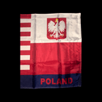 Polish USA America Poland Eagle Flag2'x3'  Rough Tex® 150D