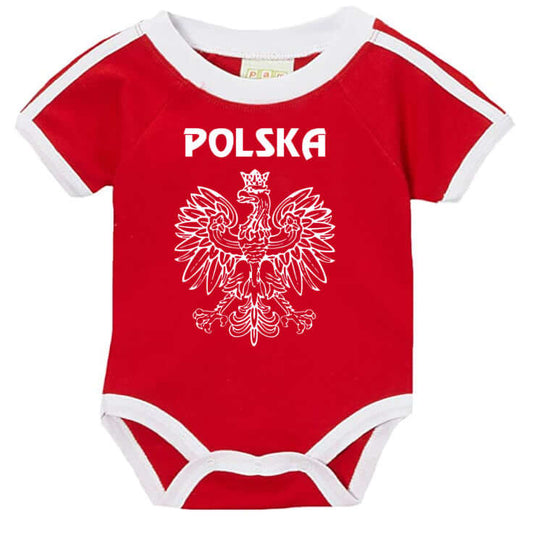 Polska Poland Infant Bodysuit - Baby Light Bodysuit, Size Newborn
