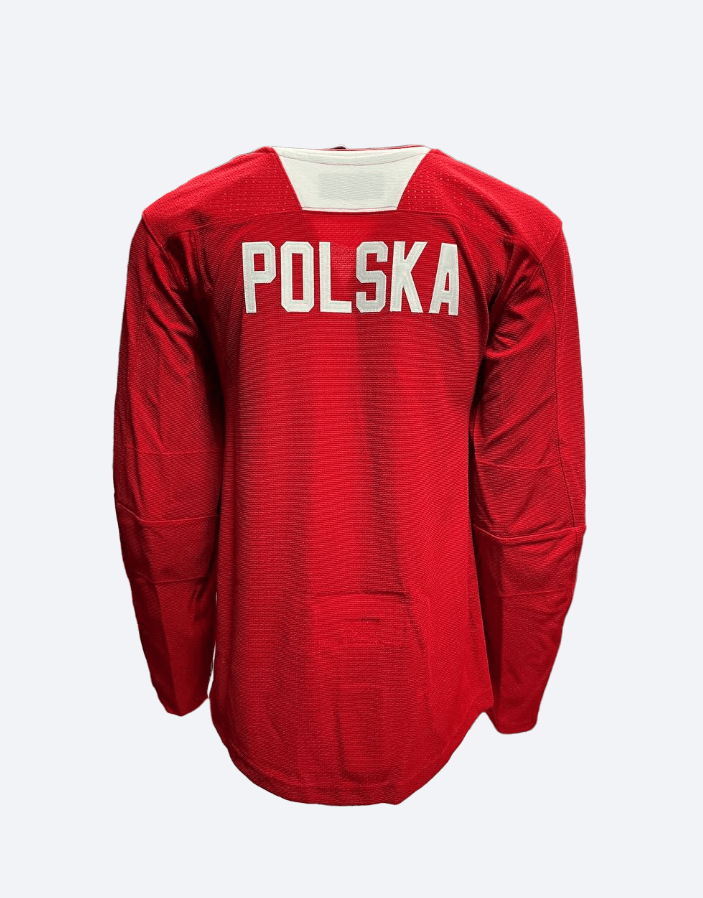 red jersey polska adidas hokey