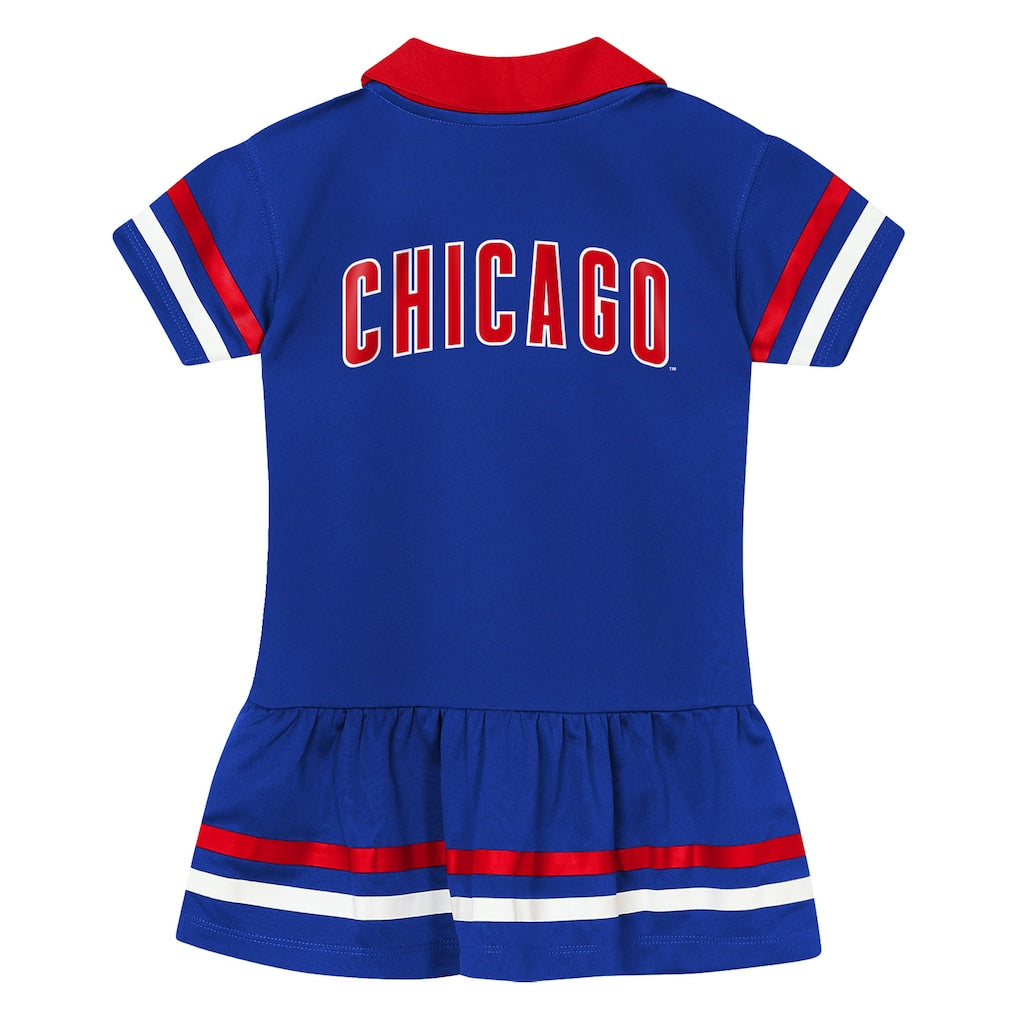Chicago Cubs Outerstuff Preschool Big League Hit Dress - Royal