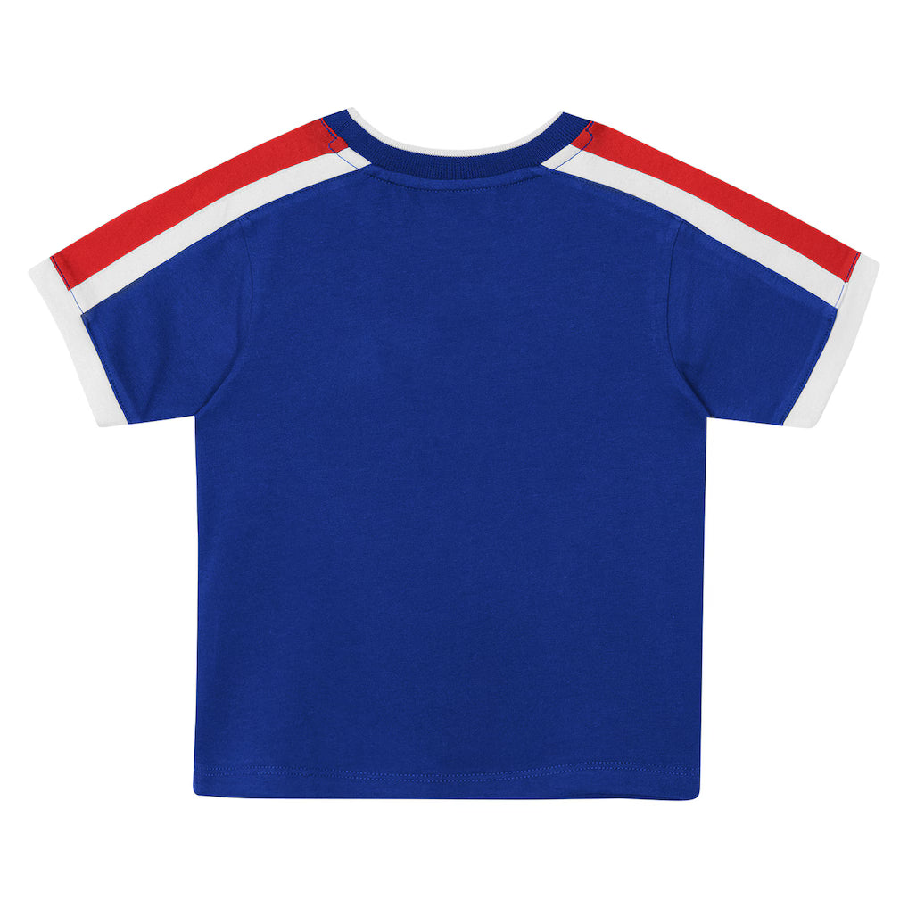 Preschool Outerstuff Royal Chicago Cubs Ground Ball T-Shirt & Shorts Set