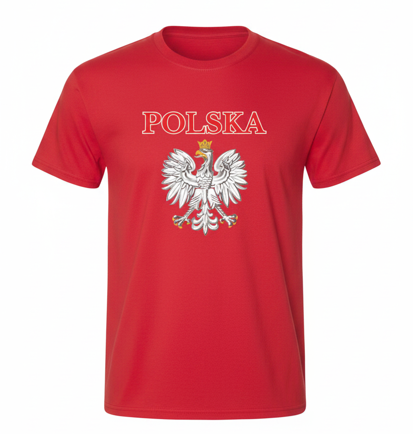 Polska National Eagle T-Shirt - Red