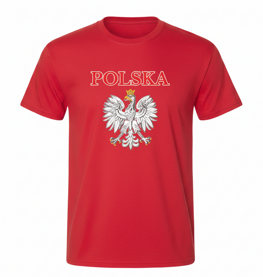 Polska National Eagle T-Shirt - Red