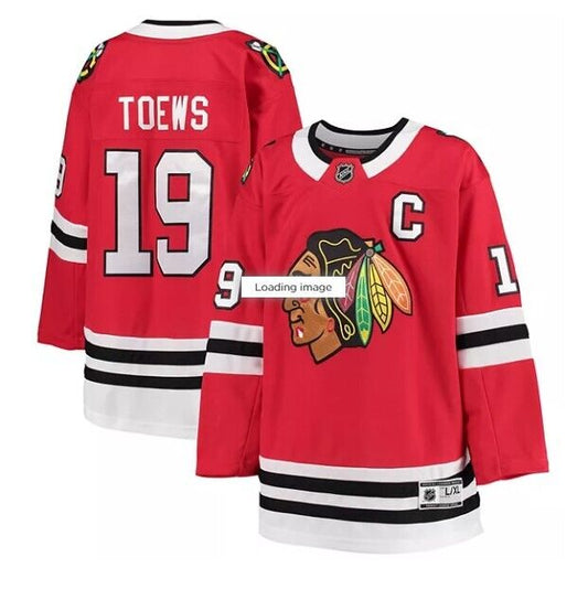 YOUTH JONATHAN TOEWS RED CHICAGO BLACKHAWKS HOME PREMIER JERSEY