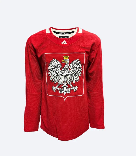 Adidas Polska Jersey Hockey Red Team Poland