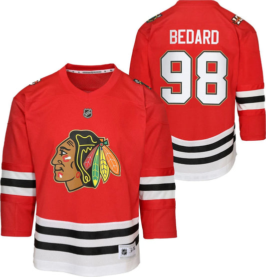 Toddler Chicago Blackhawks Connor Bedard #98 Breakaway Centennial Red Replica Jersey