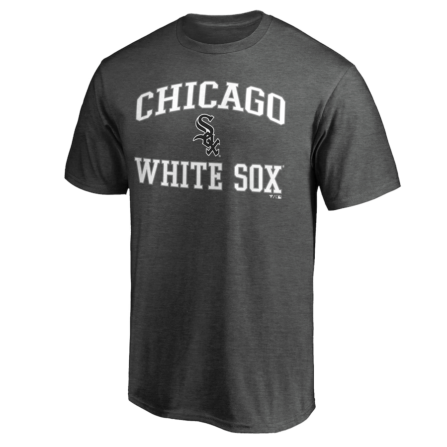 Men's Fanatics Branded Charcoal Chicago White Sox Team Heart & Soul T-Shirt