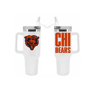 The Memory Company Chicago Bears 40oz. Stainless Steel Tumbler with Flip Straw