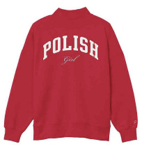 Polish Girl Pullover Crewneck - Red