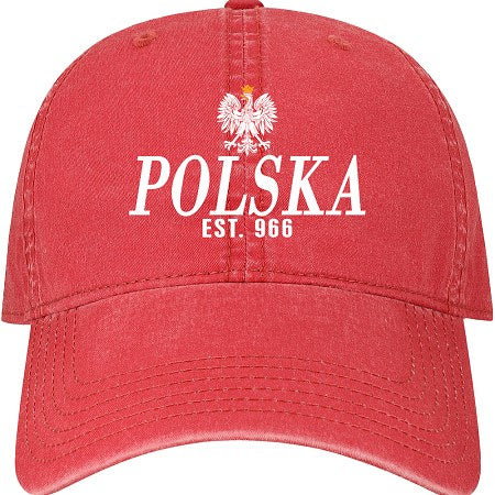 Polska Eagle Red Adjustable Hat