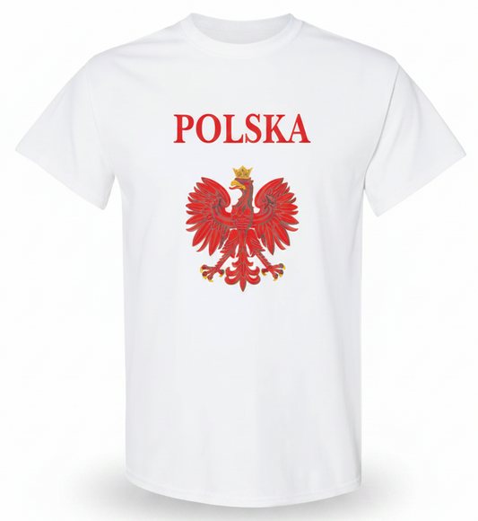 Polska National Eagle T-Shirt - White