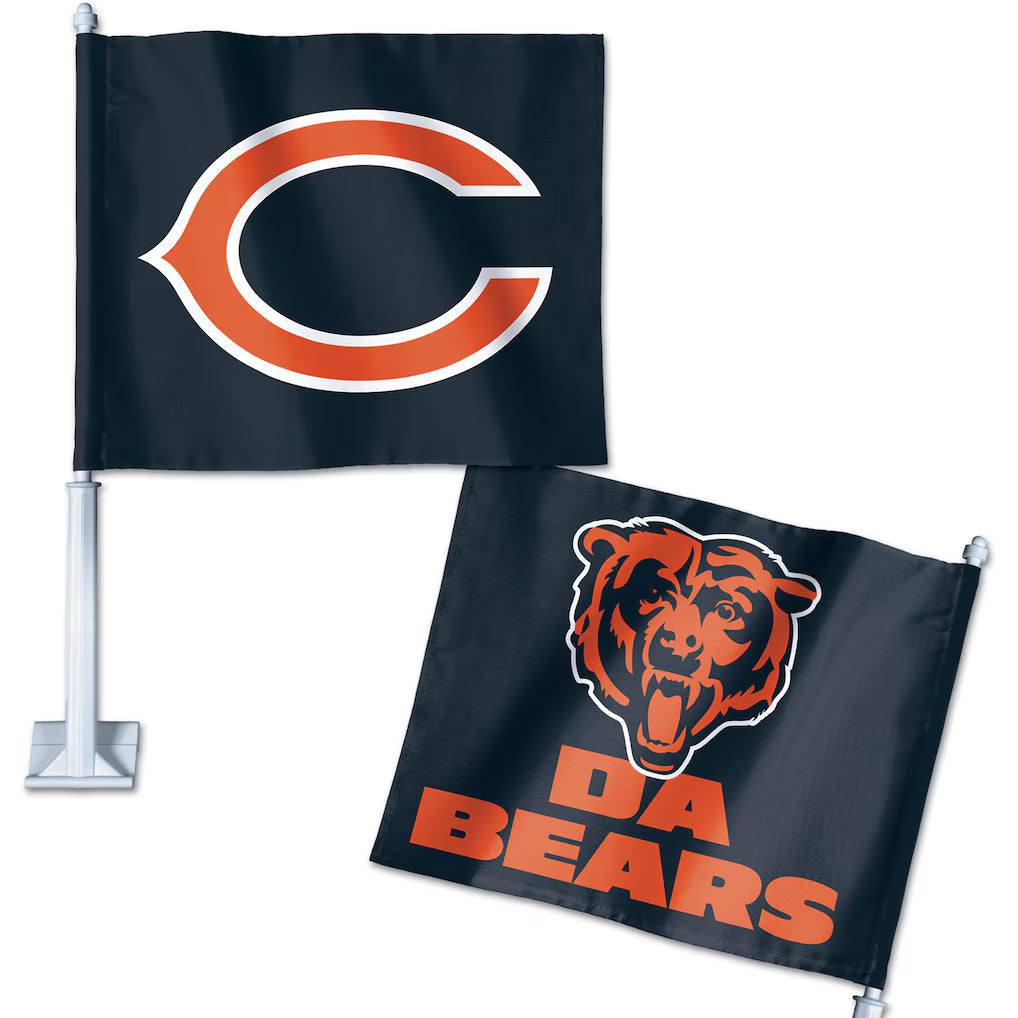 Chicago Bears WinCraft Double-Sided Slogan Car Flag