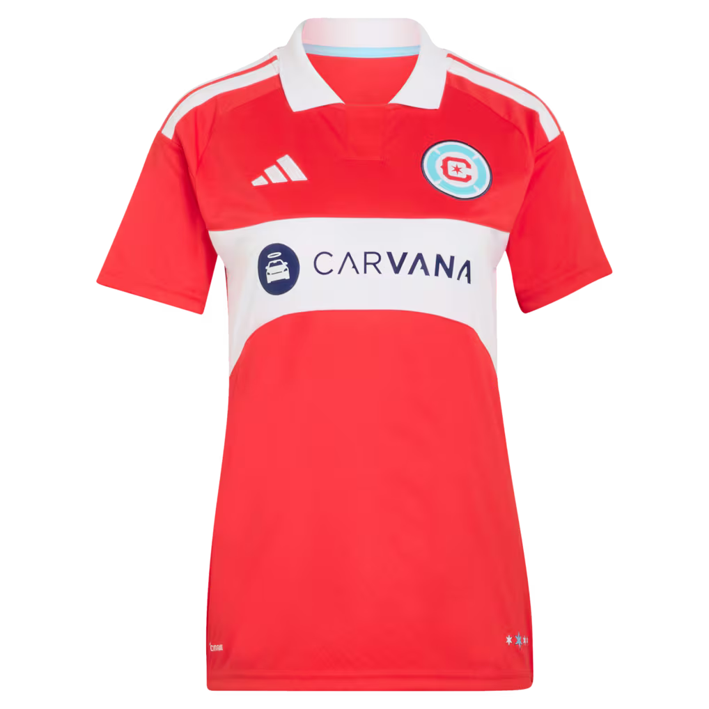 Chicago Fire Lewandowski Women's adidas Red 2026 Red Replica Jersey