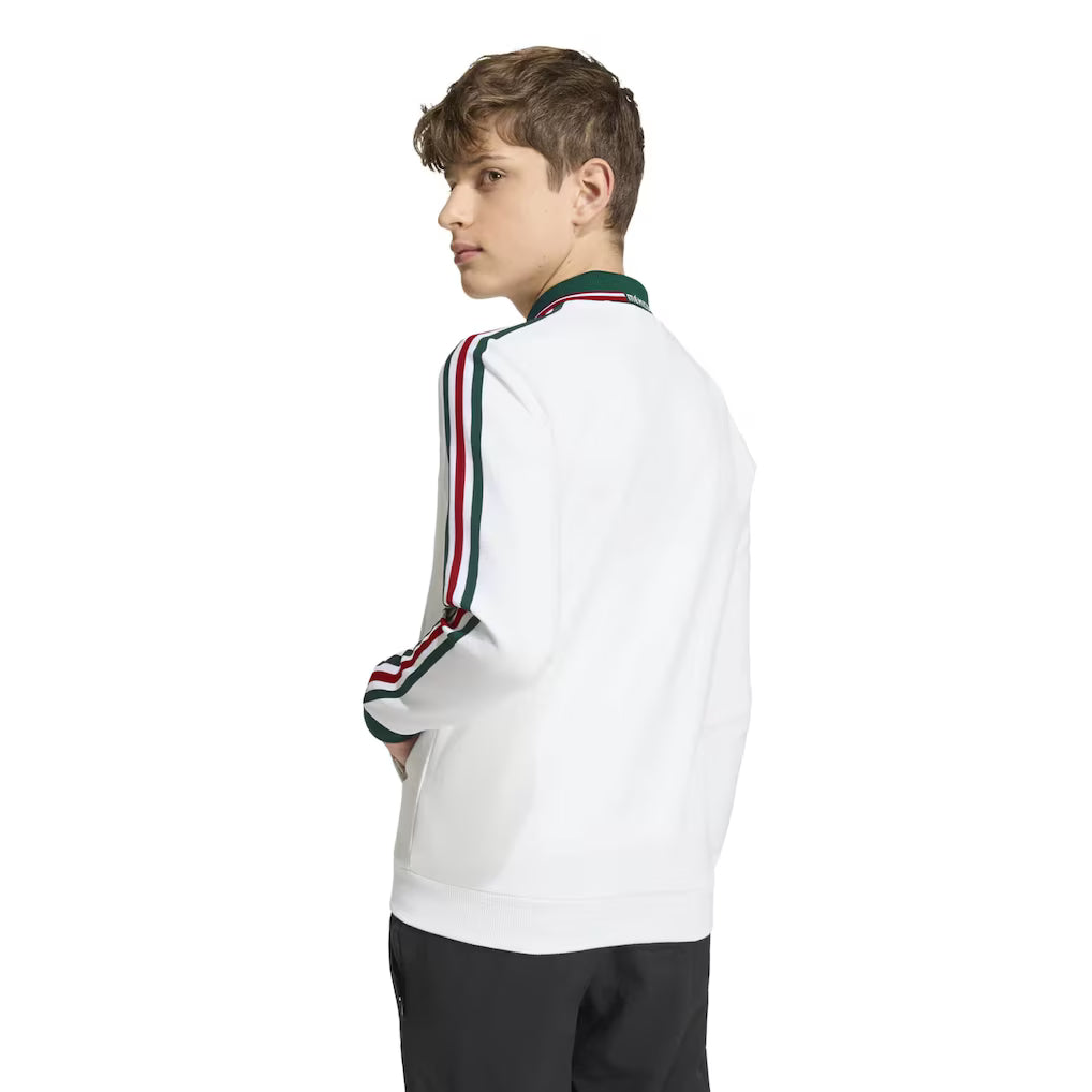 Mexico National Team adidas Youth Away Full-Zip Anthem Jacket - White