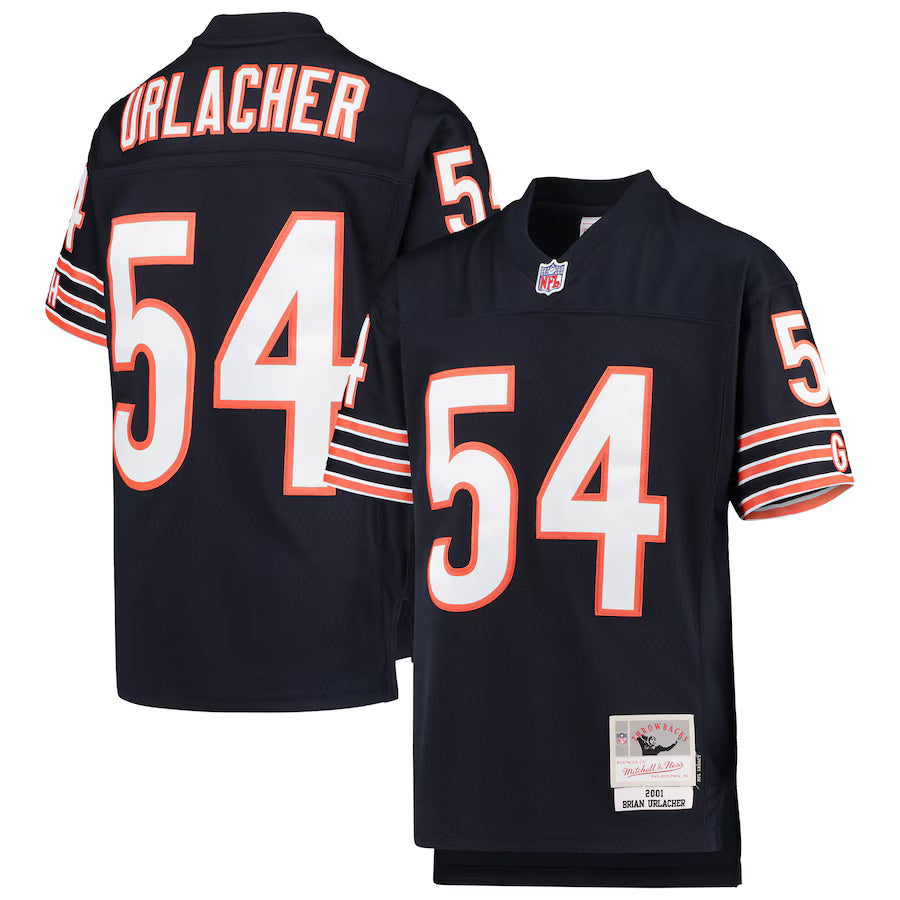 Brian Urlacher Chicago Bears Youth Mitchell & Ness #54 Throwback Jersey