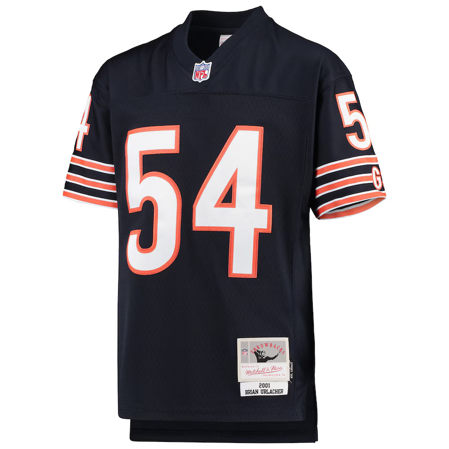 Brian Urlacher Chicago Bears Youth Mitchell & Ness #54 Throwback Jersey