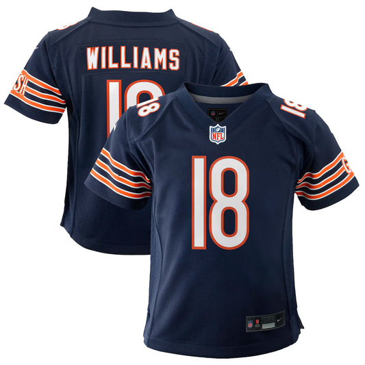 Chicago Bears Caleb Williams Youth Nike Navy Game Jersey