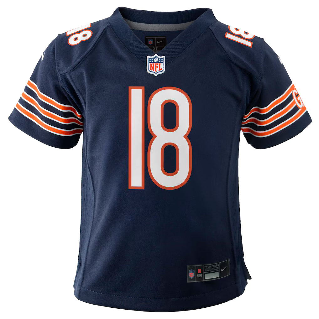 Chicago Bears Caleb Williams Youth Nike Navy Game Jersey